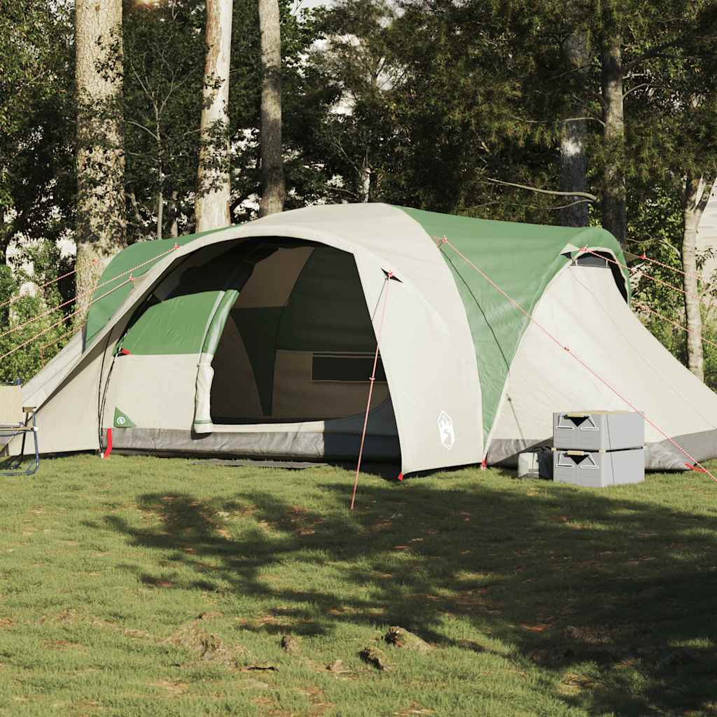 VidaXL Dome tent 6-person Waterproof Green