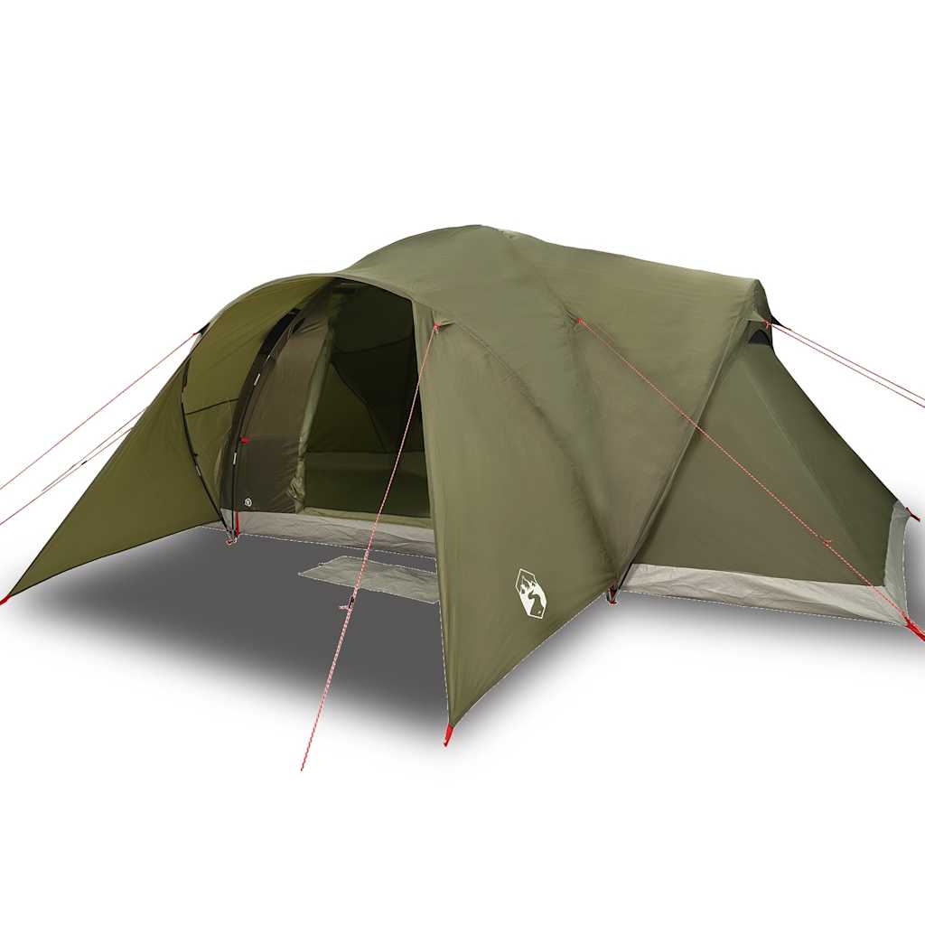 Vidaxl Dome tent 6-person waterproof olive green