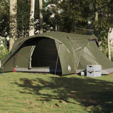 Vidaxl dome tente 6 personnes étanche olive vert olive