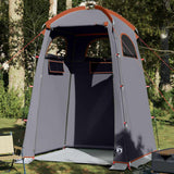 Vidaxl Shower Tent Waterproof Grey and Orange