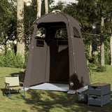 Vidaxl Shower Tent Waterproof Brown