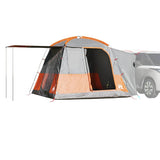 Vidaxl Autotent 4 personas impermeable y naranja