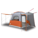 Vidaxl Autotent 4 personas impermeable y naranja