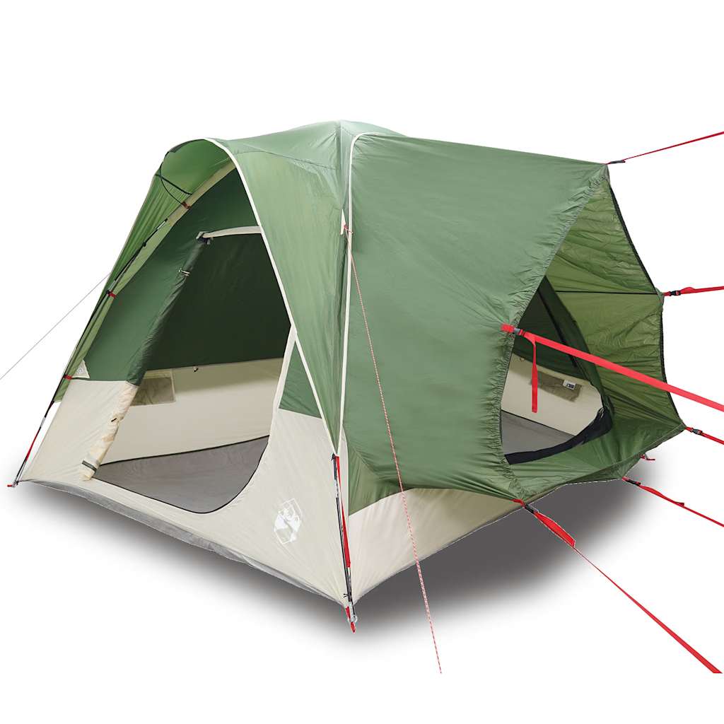 Vidaxl Autotent 4-personas Green impermeable