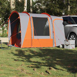 Vidaxl Autotent 4-person waterproof gray and orange