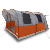 Vidaxl Autotent 4-person waterproof gray and orange