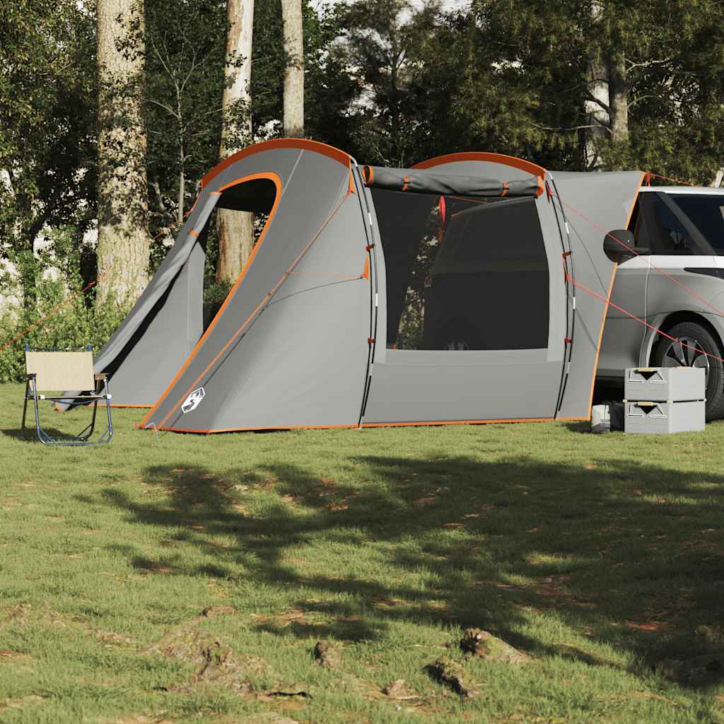 Vidaxl Autotent Waterproof Gray and Orange