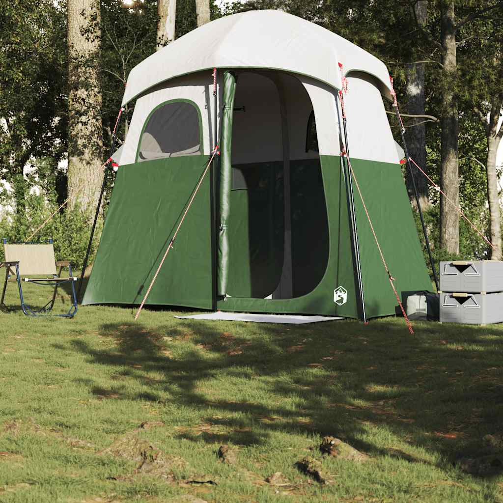 Vidaxl shower tent 2-person waterproof green