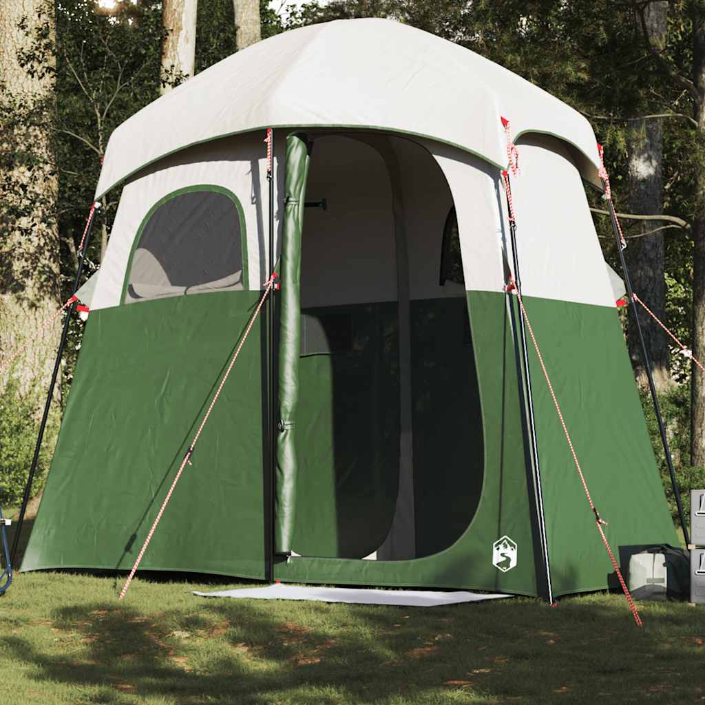 Vidaxl shower tent 2-person waterproof green