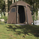 Vidaxl shower tent 2-person waterproof brown