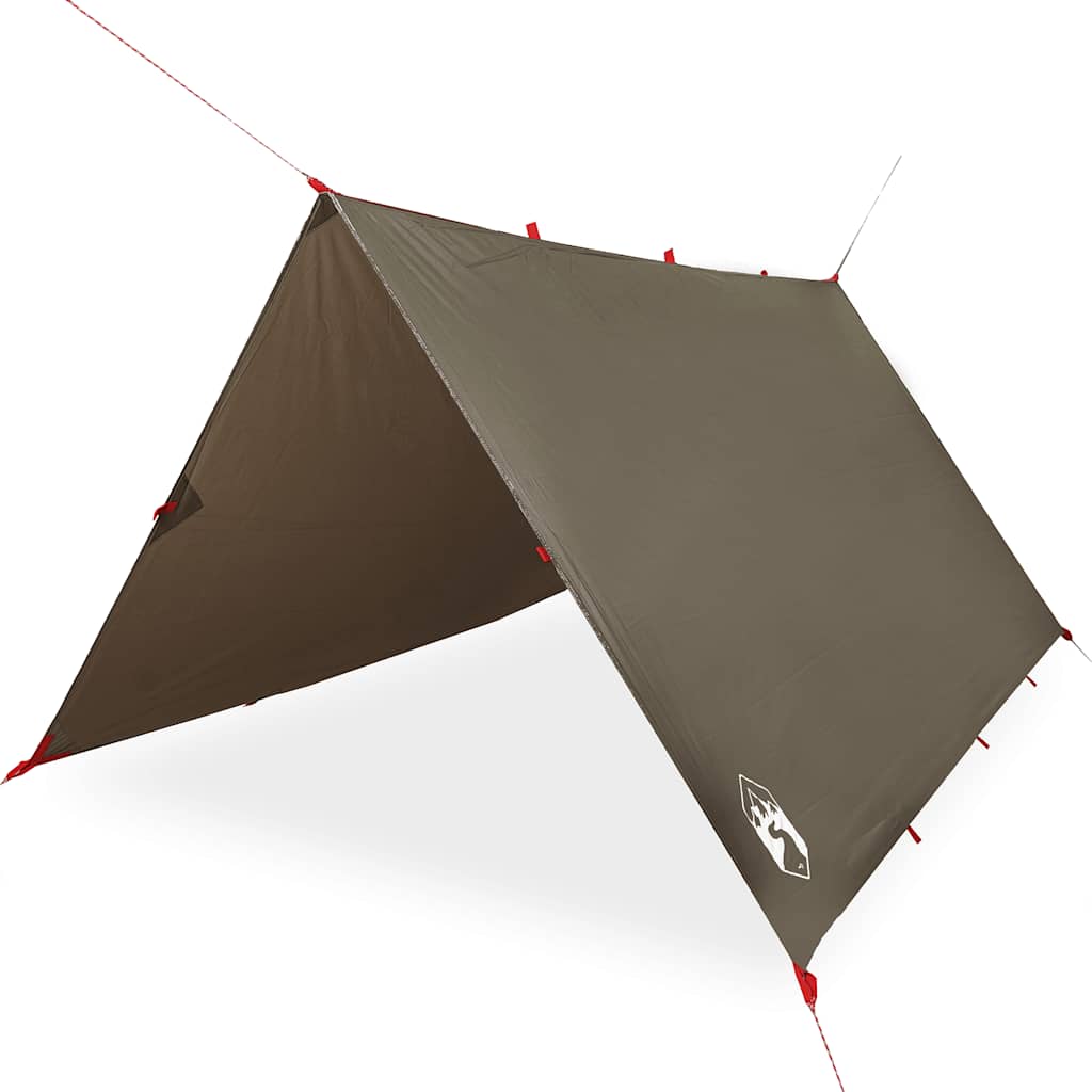 Vidaxl Camping Canopy Vandtæt 306x306 cm brun