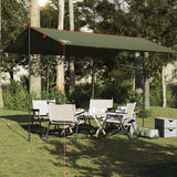 Vidaxl Camping Canopy Waterproof 406x306 CM Olive Green