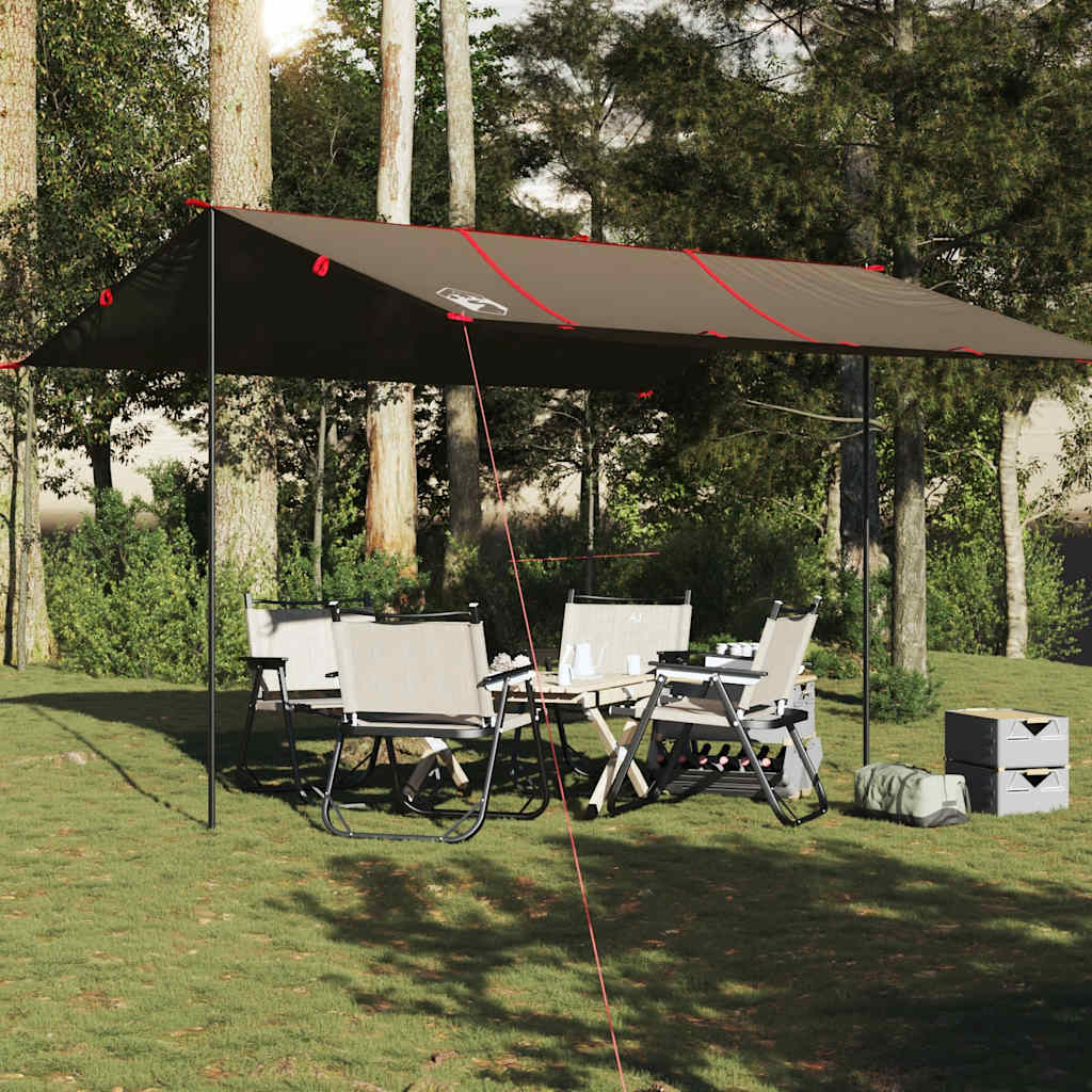 Vidaxl Camping Canopy Waasserdicht 451x420 cm Brown