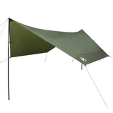 Vidaxl Camping canopy waterproof 438x376x212 cm olive green