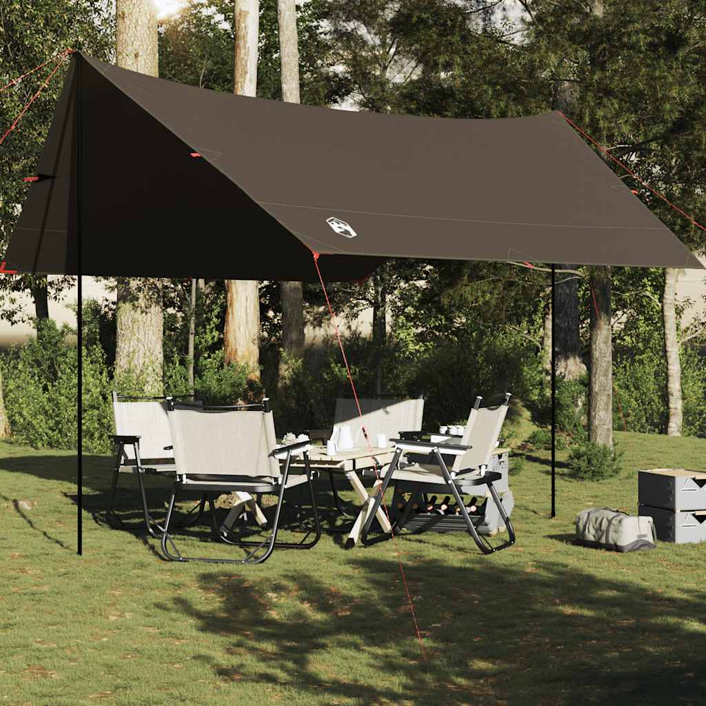 Vidaxl camping takvattentät 438x376x212 cm brun