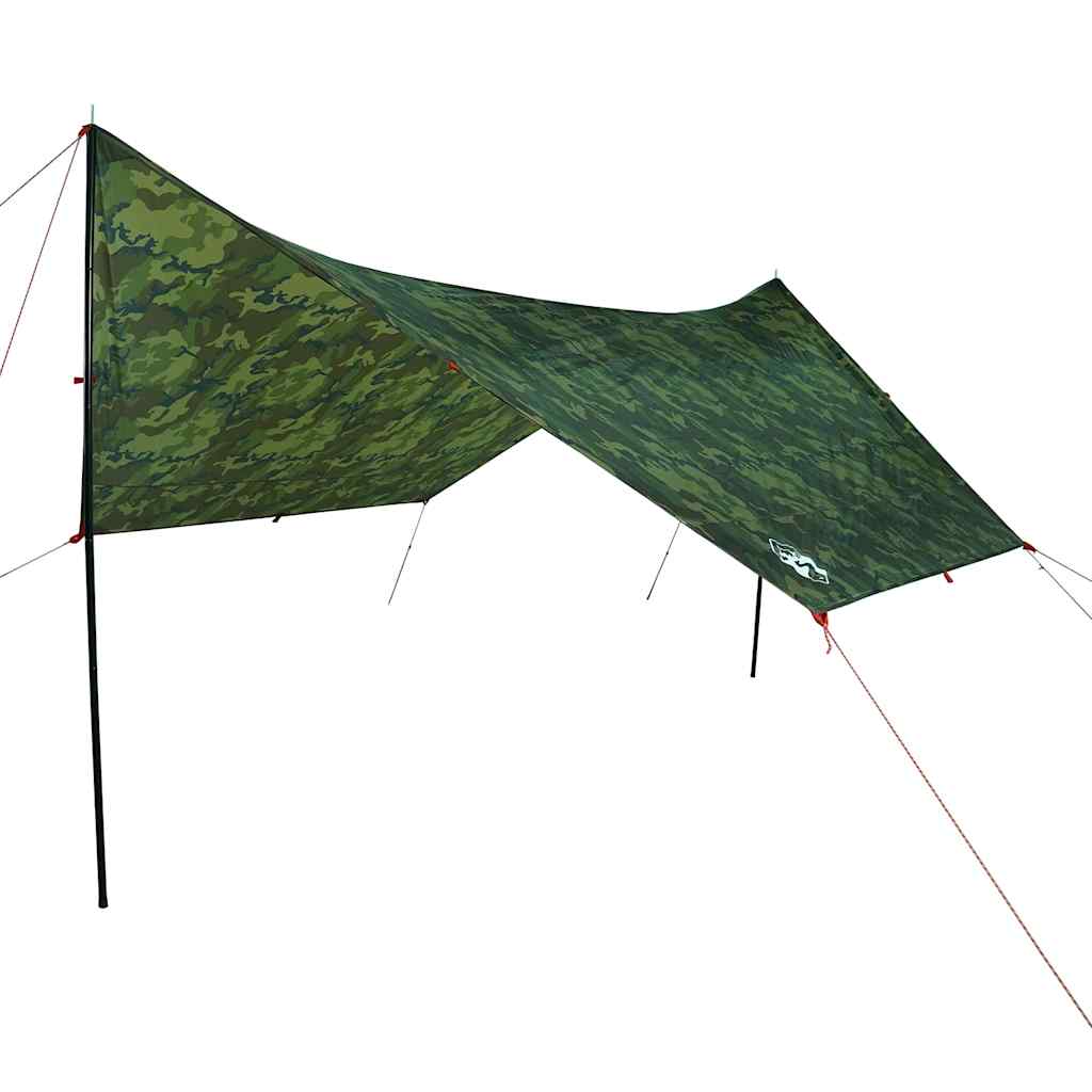 Vidaxl Camping Canvas Waassersprownfoof 438x376112 cm Tarnung