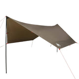 Vidaxl camping takvattentät 462x306x211 cm brunt