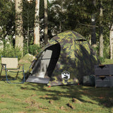 Vidaxl dome tente de 2 personnes camouflage imperméable