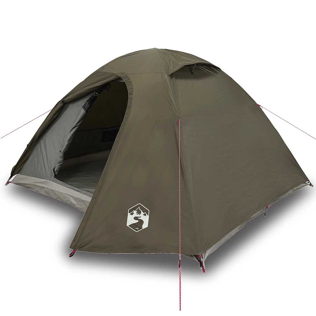 Vidaxl Dome Tent 4-osobowy wodoodporny brąz