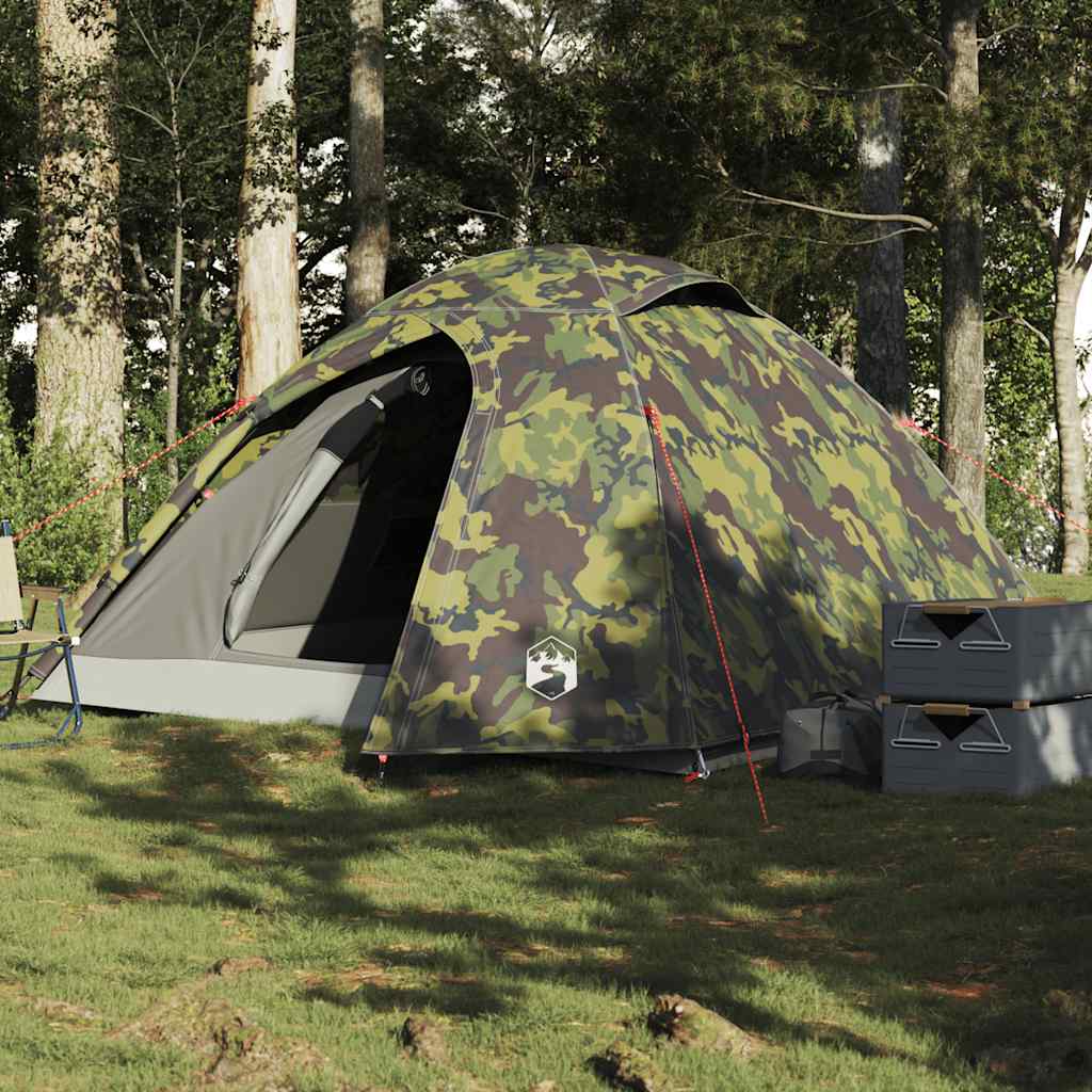 Vidaxl Dome tent 4-person waterproof camouflage