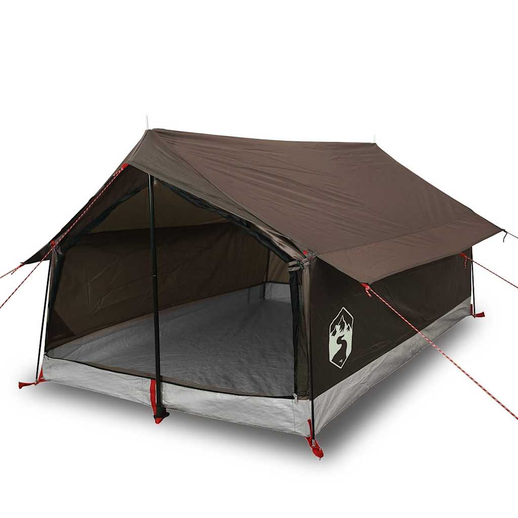 Vidaxl tent 2-persoons waterdicht bruin