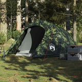 Vidaxl Tunnel tent 2-person waterproof camouflage