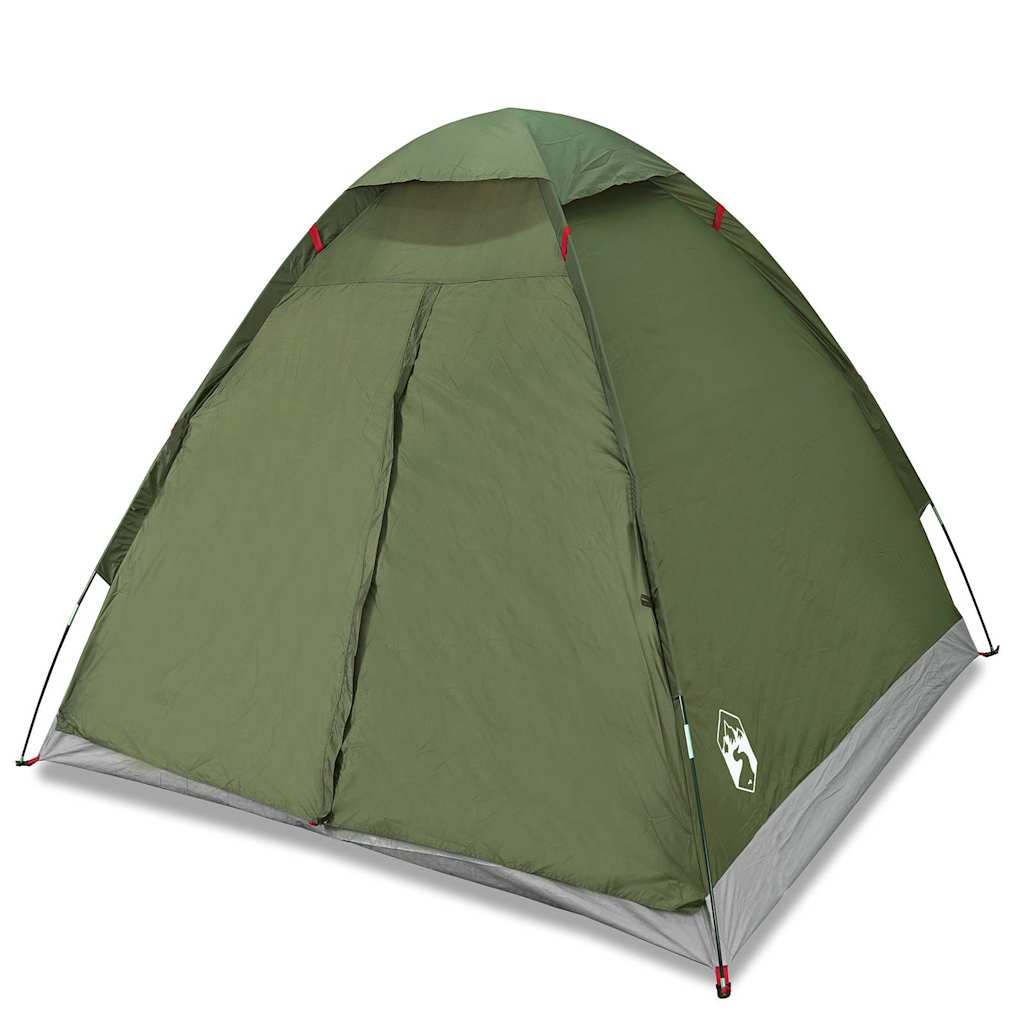 Vidaxl Dome Tent de 2 personas Green a prueba de agua