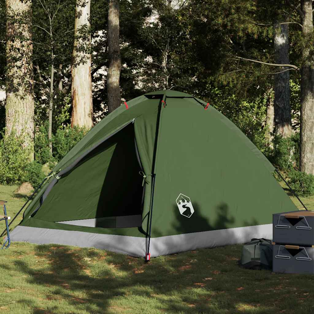 Vidaxl Dome Tent 4 Persona Green de oliva impermeable