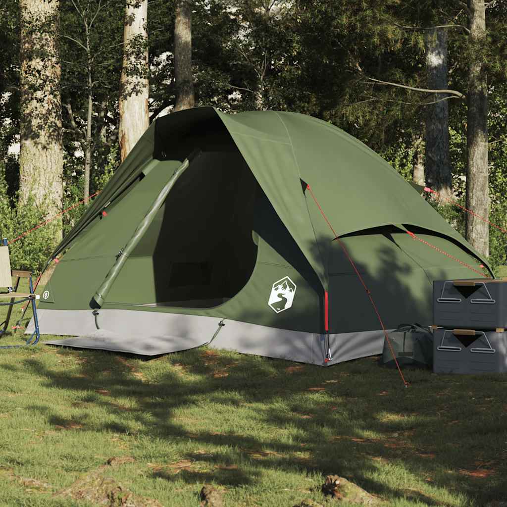 Vidaxl Dome Tenda Oliva Green d'oliva impermeabile per 2 persone