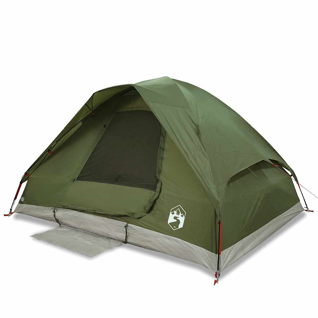 Vidaxl Dome tent 4-person waterproof olive green