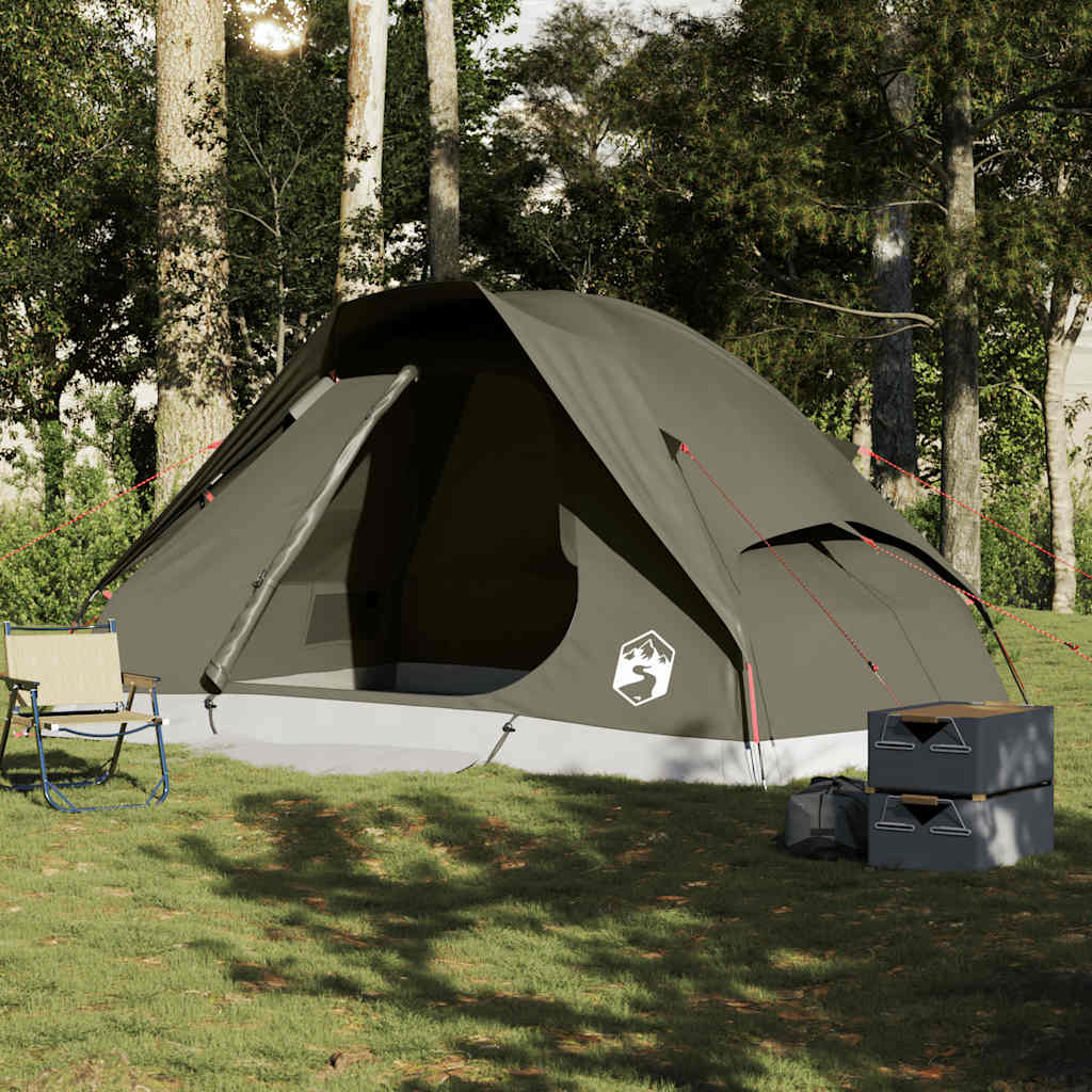 Vidaxl Dome Tent 6-osobowy wodoodporny brąz