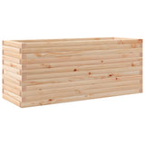 Vidaxl plantenbak 110x40x45,5 cm massief grenenhout