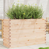 VidaXL Plantenbak 110x40x68,5 cm massief grenenhout