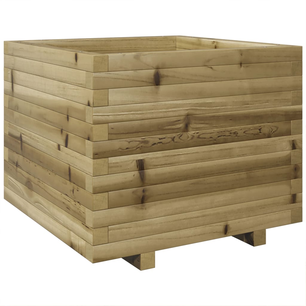 VidaXL Plantenbak 60x60x49,5 cm geïmpregneerd grenenhout