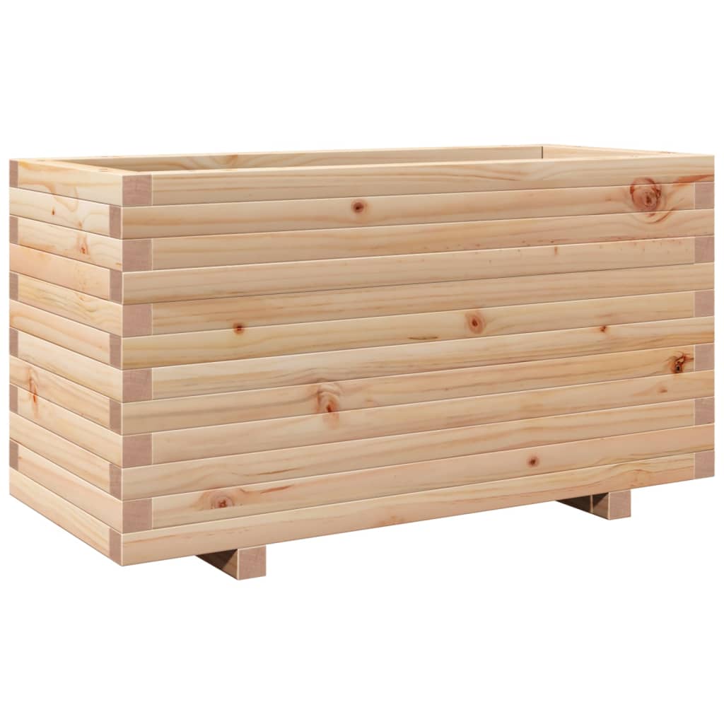 VidaXL Plantenbak 90x40x49,5 cm massief grenenhout