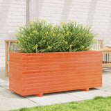 VidaXL Plantenbak 110x40x49,5 cm massief grenenhout wasbruin