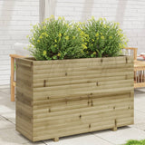 VidaXL Plantenbak 110x40x72,5 cm geïmpregneerd grenenhout