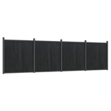 VIDAXL -Zauntafel 699x186 cm HKC Grau