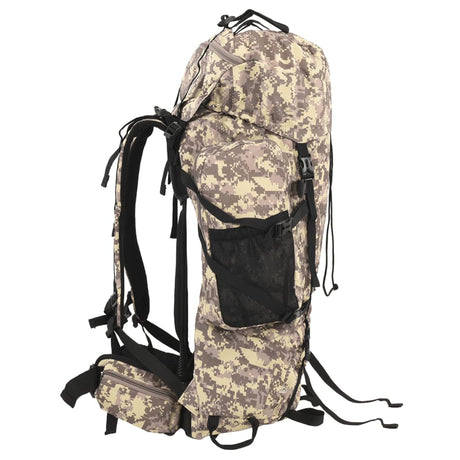 VidaXL Wandelrugzak 100 L camouflage oxford stof camelbruin