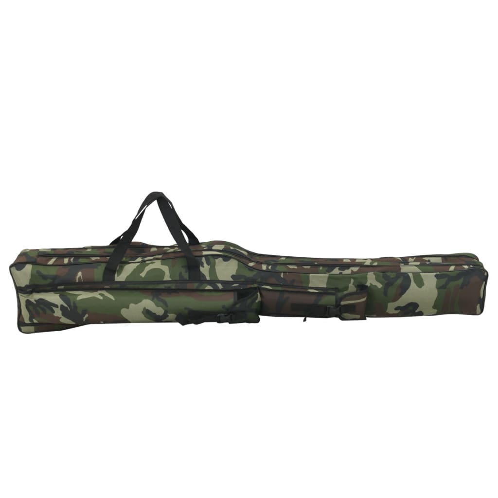 Vidaxl hengeltas 160 cm camouflage oxford stof groen