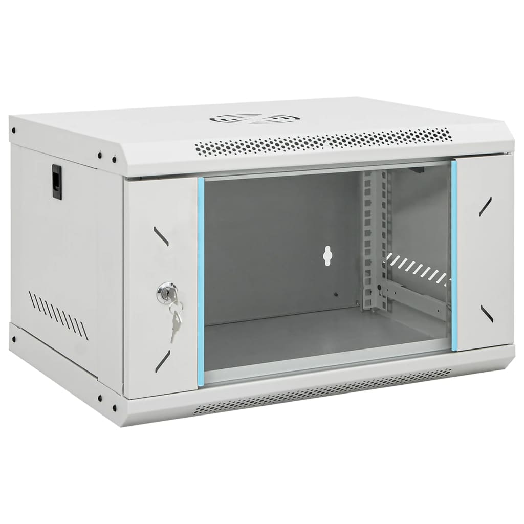 Vidaxl Network Cabinet Wall -montato 6h 19 IP20 53x40x30 cm