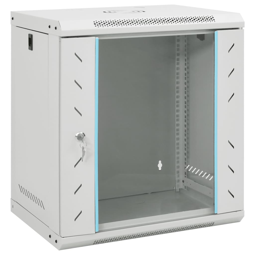 VidaXL Network Cabinet Wall -mounted 12h 19 IP20 53x40x60 cm