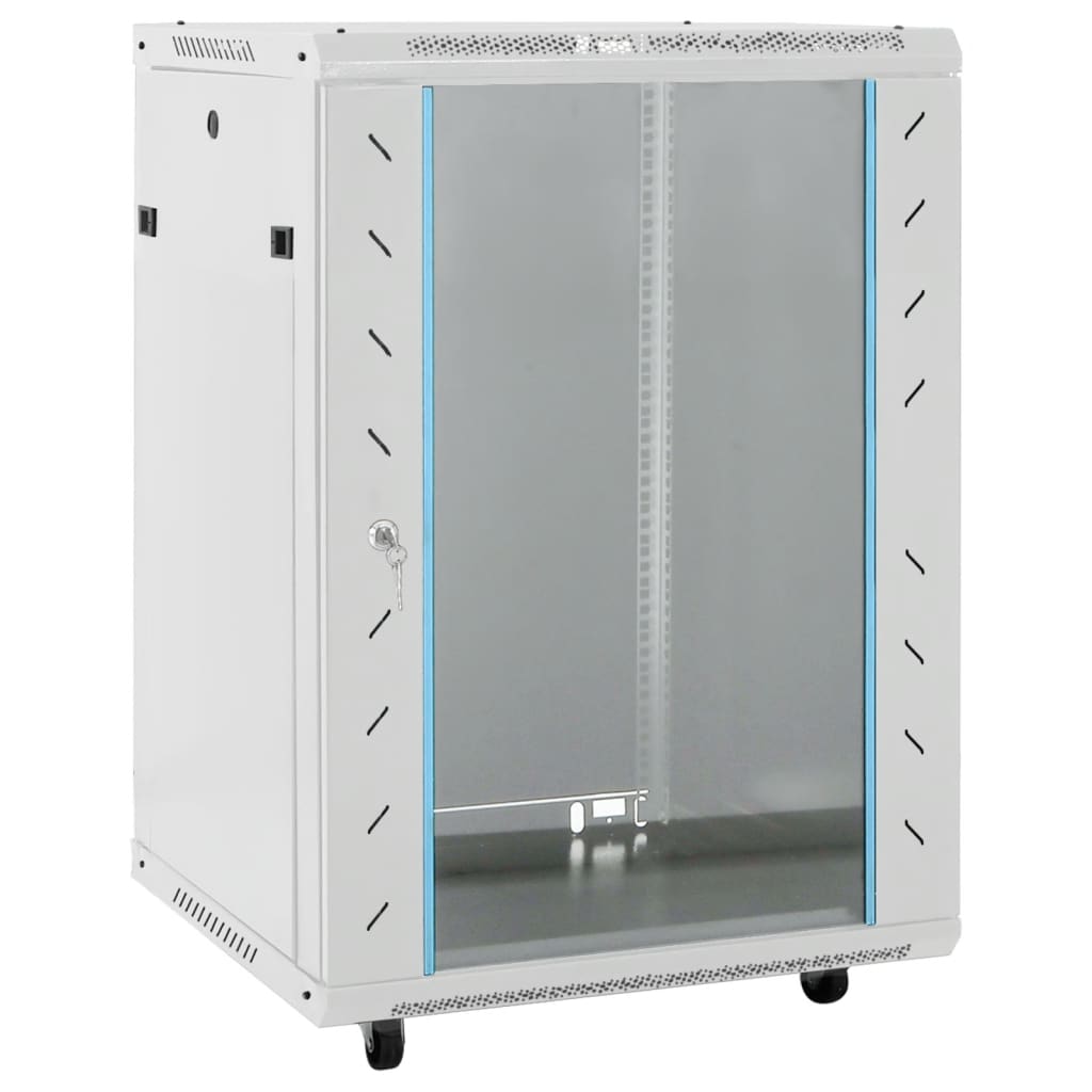 Vidaxl Network cabinet with rotary wheels 15h 19 IP20 60x45x86 cm