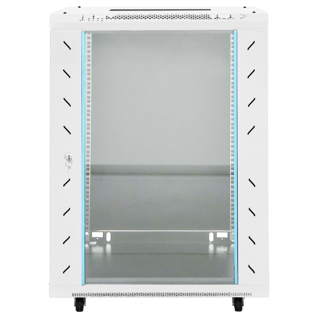 Vidaxl Network cabinet with rotary wheels 15h 19 IP20 60x45x86 cm