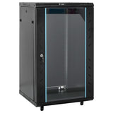 Vidaxl Network Cabinet con ruote rotanti 18H 19 IP20 60x60x100 cm