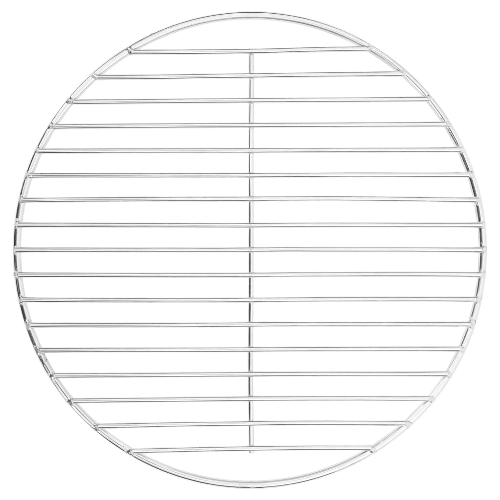 Vidaxl Gril Grille Round Ø34,5 cm 304 nerezová ocel