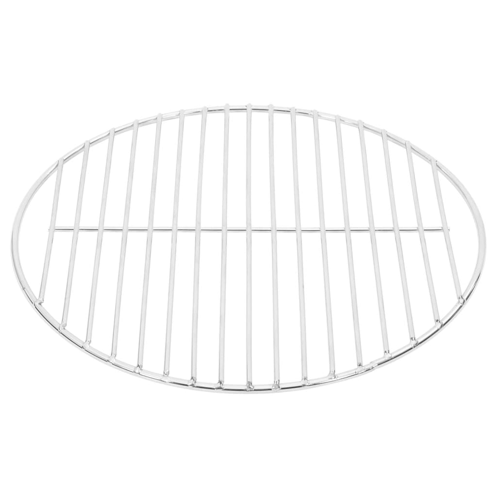 Vidaxl barbecue grille round Ø34.5 cm 304 stainless steel