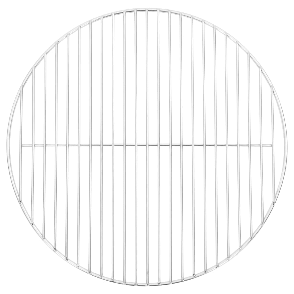 Vidaxl Barbecue Grille Round Ø44,5 cm 304 Rustfritt stål