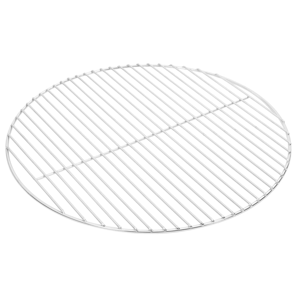 Vidaxl Barbacue Grille Round Ø50 cm 304 acero inoxidable