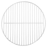 Vidaxl Barbecue Grille Round Ø37 cm 304 acero inoxidable